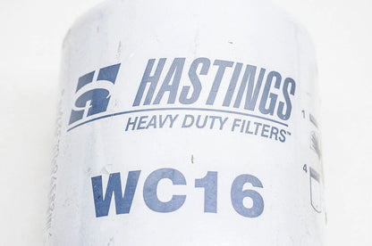 Hastings WC16 Coolant Filter for (NOS)
