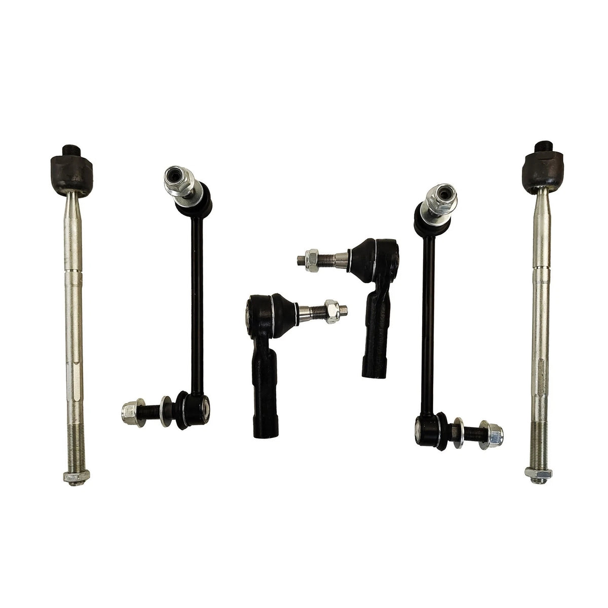 Set of 6 Tie Rod Ends Sway Bar Kit for Chrysler 300 Dodge Challenger (2015-2018)