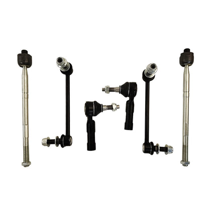 Set of 6 Tie Rod Ends Sway Bar Kit for Chrysler 300 Dodge Challenger (2015-2018)