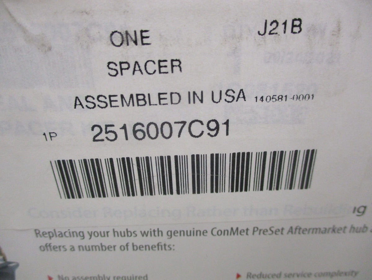 Wheel Bearing Spacer for International Conmet (2516007C91)