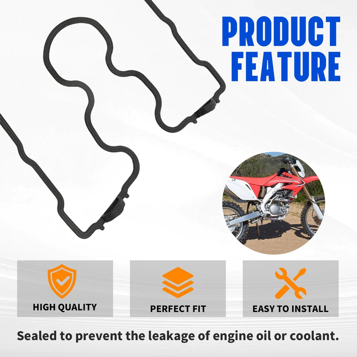 Complete Gasket Kit for Honda CRF250R CRF250 CRF250X (2004–2019)