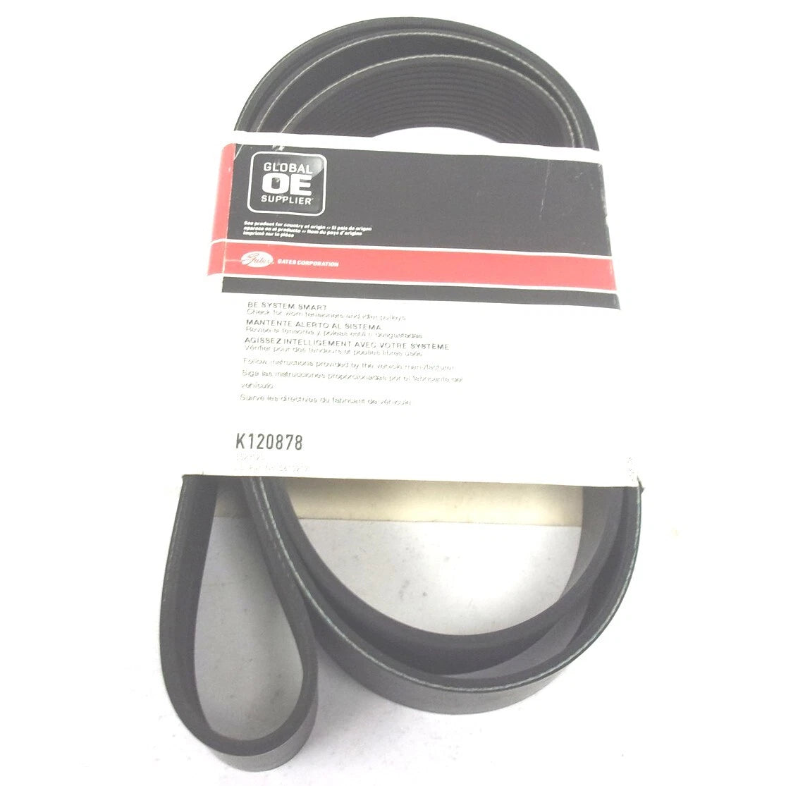 Gates Serpentine Micro-V Belt K120878 12PK2230 88-3/8" X 1-21/32" for