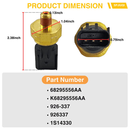 Oil Pressure Sensor 68295556AA 1S14330 for Dodge Challenger Charger (2017–2019)