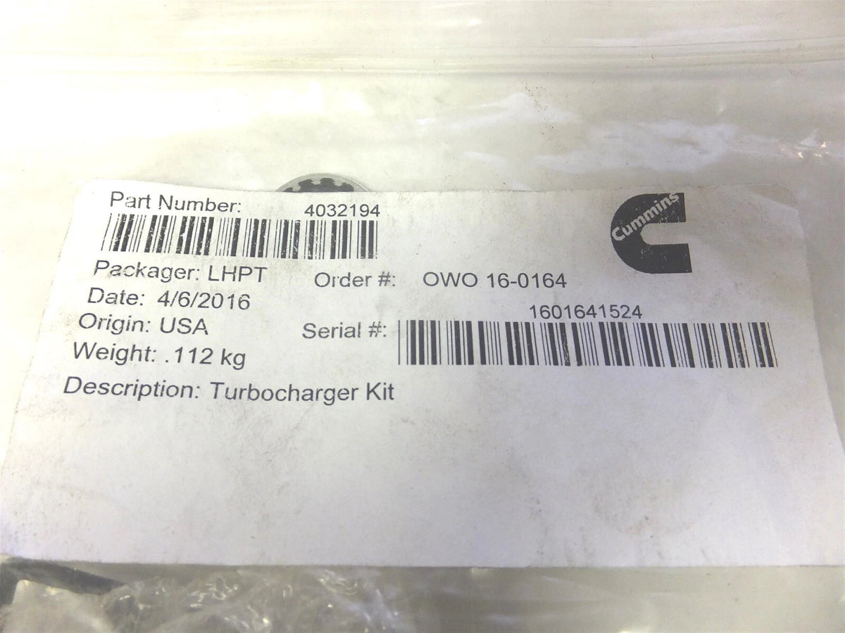 Genuine OEM Cummins VG Actuator Fitting Kit Turbocharger (4032194)