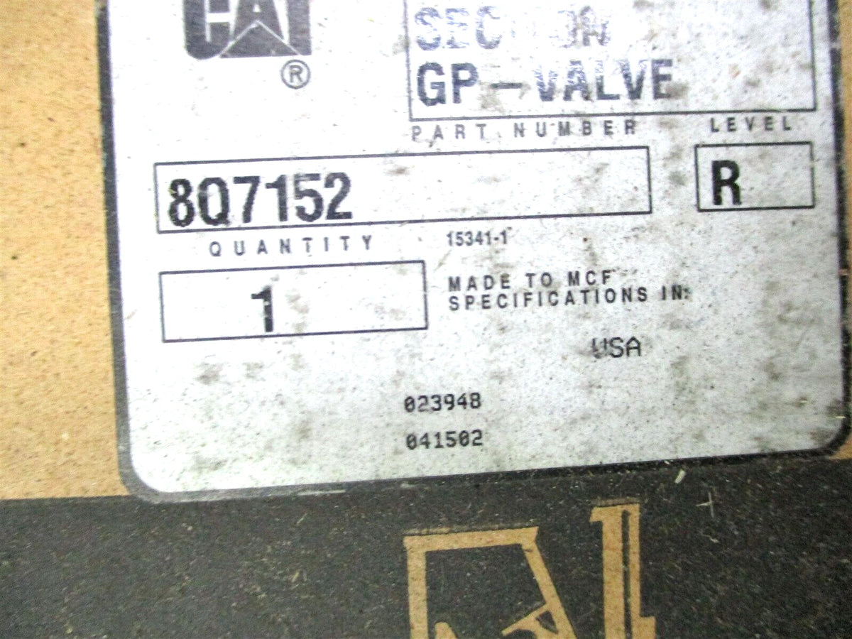 8Q7152 Hydraulic Section Valve for Caterpillar Mitsubishi Forklift