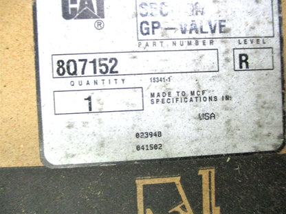 8Q7152 Hydraulic Section Valve for Caterpillar Mitsubishi Forklift