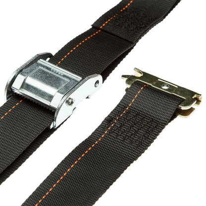Set of 8 Cam Buckle Straps 2" x 12' with E-Fittings