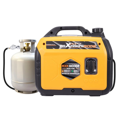 3800W Dual Fuel Inverter Generator for RV (20h Propane Runtime)