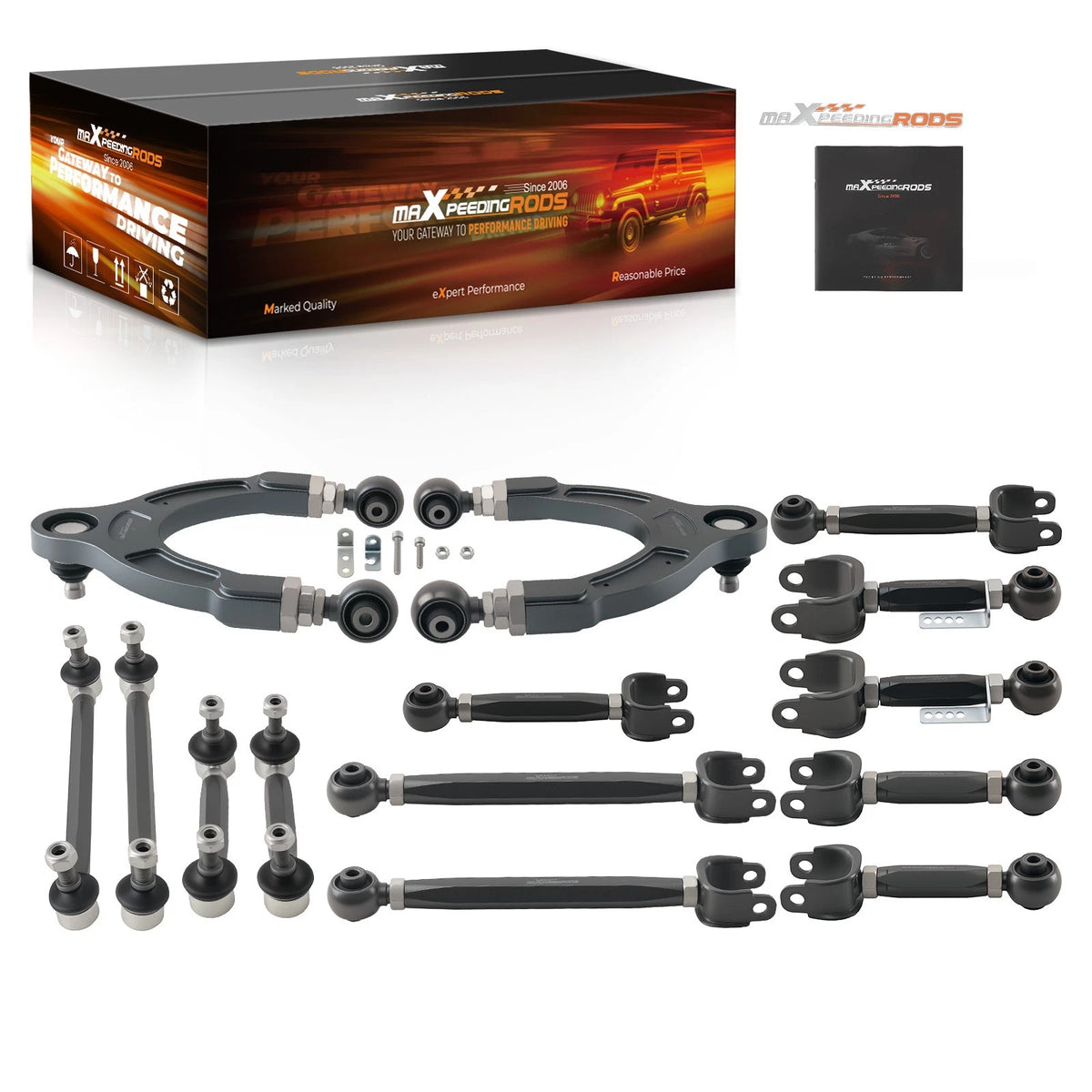 14PCS Control Arm for Tesla Model 3 Model Y (2017–2023)