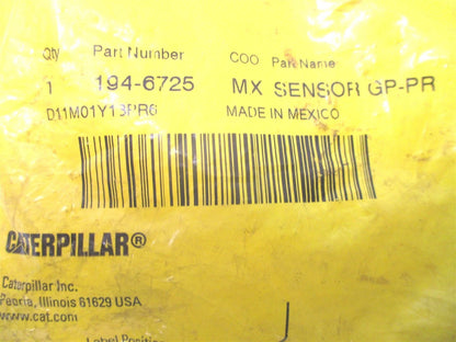 Genuine Pressure Sensor 194-6725 for Caterpillar (1135kPa)