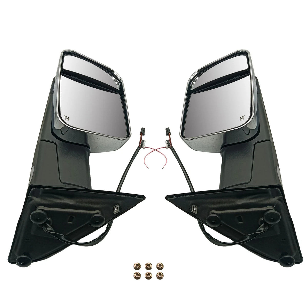 2X Chrome Power Heated Towing Mirrors for Ram 1500 (2009–2015)