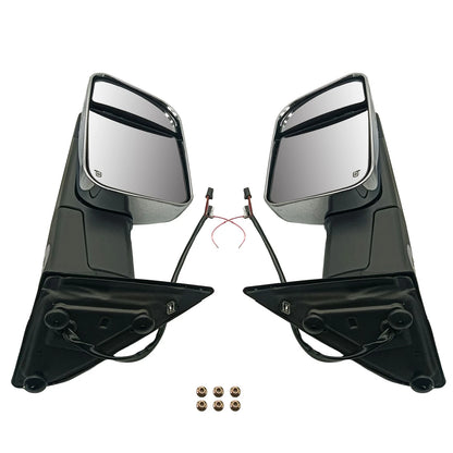 2X Chrome Power Heated Towing Mirrors for Ram 1500 (2009–2015)