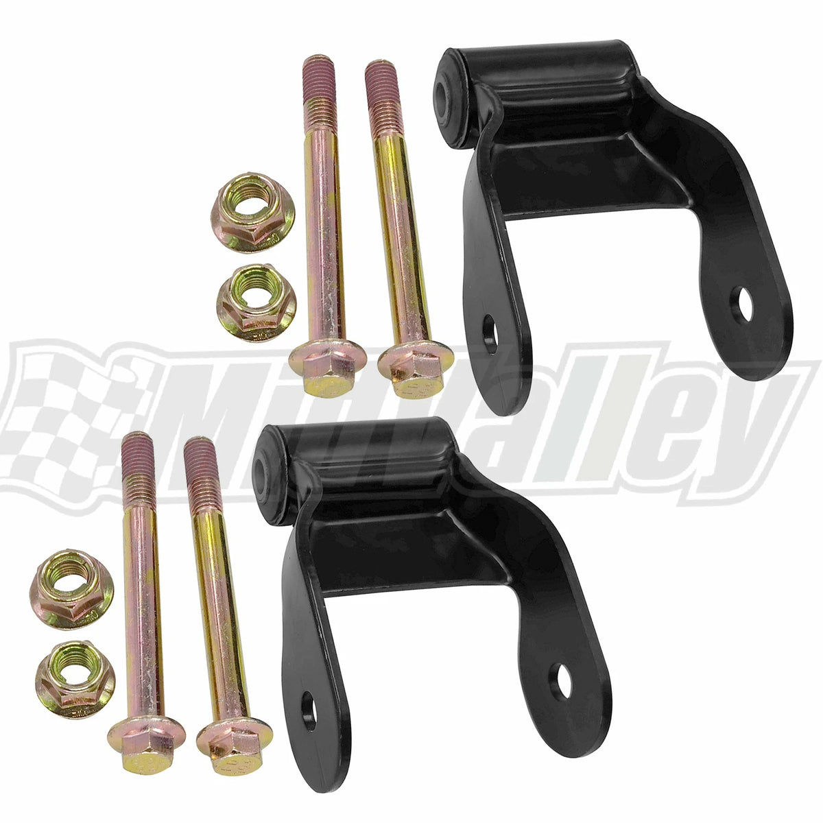 2X Rear Leaf Spring Shackle Kit for Ford F-150, Lincoln Mark LT (2009–2014)
