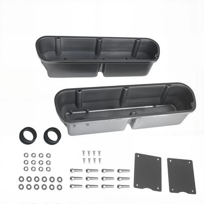 Tall Polished Aluminum Valve Covers for Ford Small Block 289 302 351W (1962–1985)