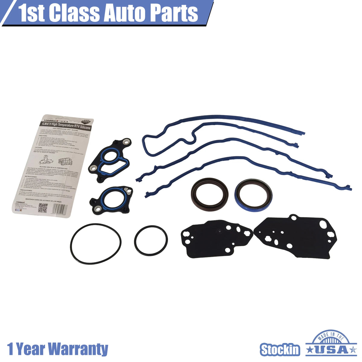 Timing Cover Gasket for Ford F150 F250 F350 Lincoln 5.4L V8 (2004–2014) JV5051