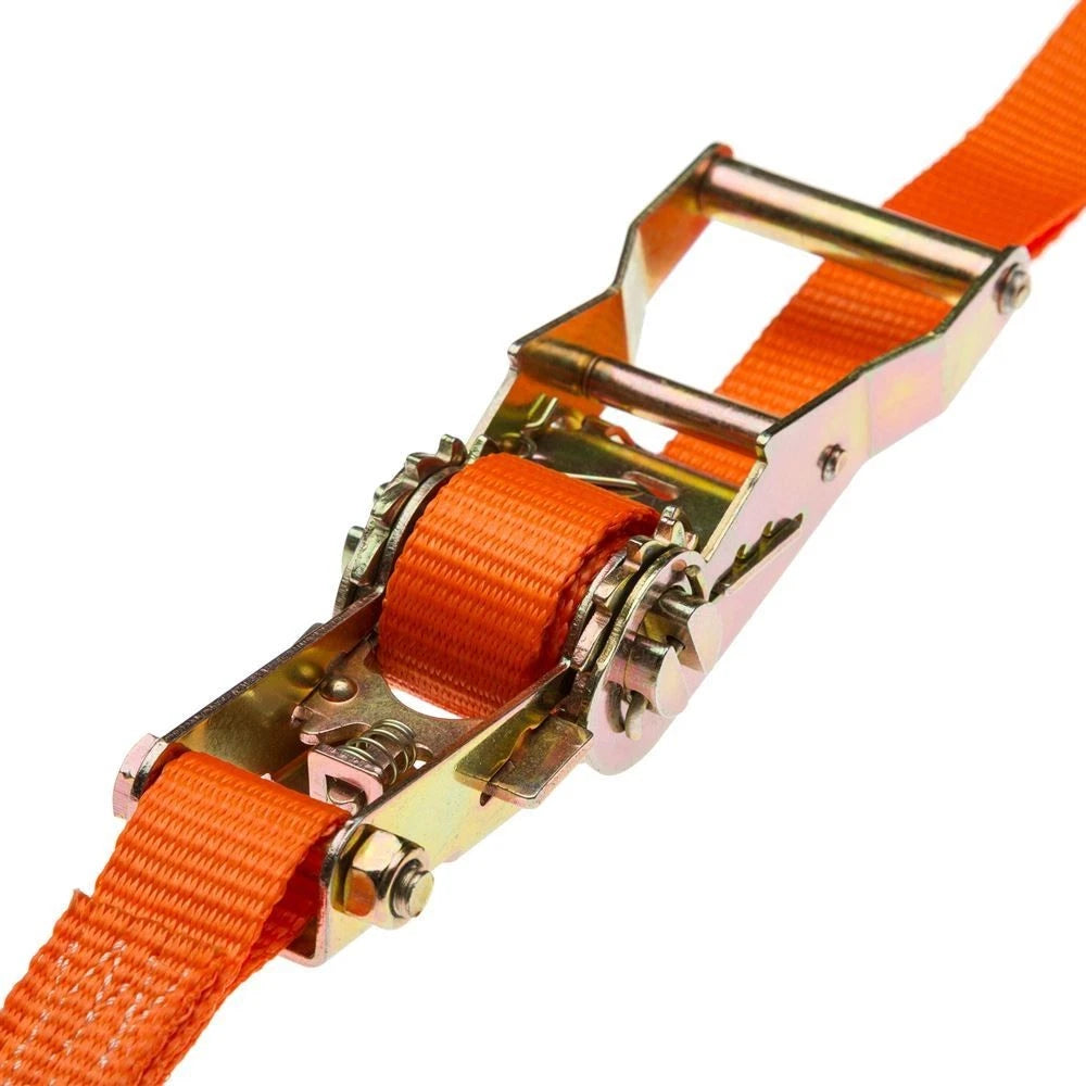 8-Pack 1" x 6' Ratchet Straps with S-Hooks