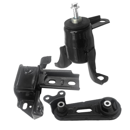 3X Engine Motor & Trans Mount Set for Mazda 2 (2011–2014)