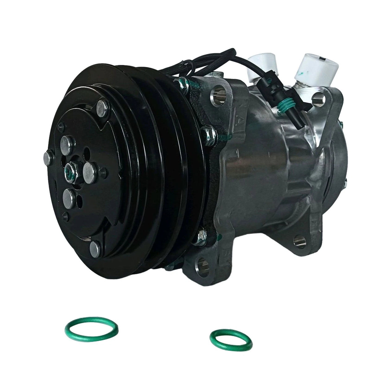 A/C Compressor with Clutch for Jeep Wagoneer (1984–1990) Sanden SD508 CO 4647C