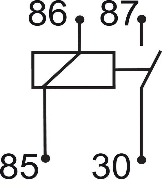 4 Terminal Pin SPST NO Mini Relay 12V 40A for GEBE (990021)