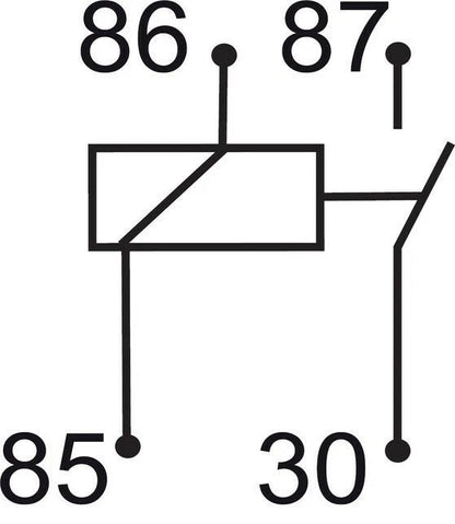 4 Terminal Pin SPST NO Mini Relay 12V 40A for GEBE (990021)