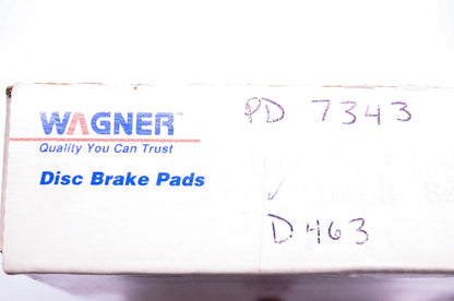 Disc Brake Pad Kit PD7343 D-463 for Wagner (NOS)