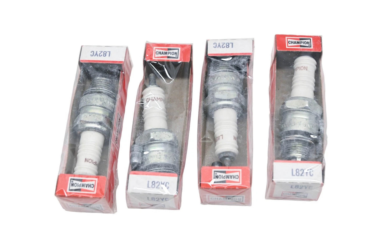 Set of 4 Champion L82YC Spark Plugs for (NOS)