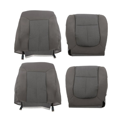 Front Cloth Seat Cover Gray & Driver Foam for Ford F250 F350 FX4 (2011–2016)