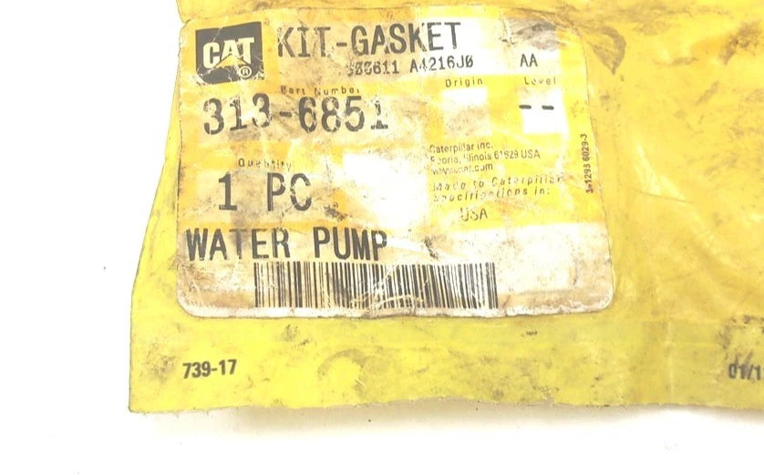 Water Pump Gasket Install Kit for Caterpillar C11 C13 (313-6851)
