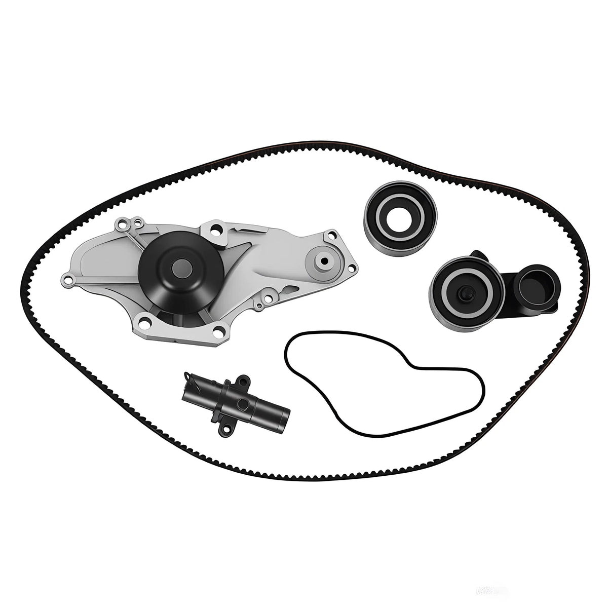 Engine Timing Belt Kit w/ Water Pump for Honda Odyssey Passport Acura MDX RLX (2011–2020)