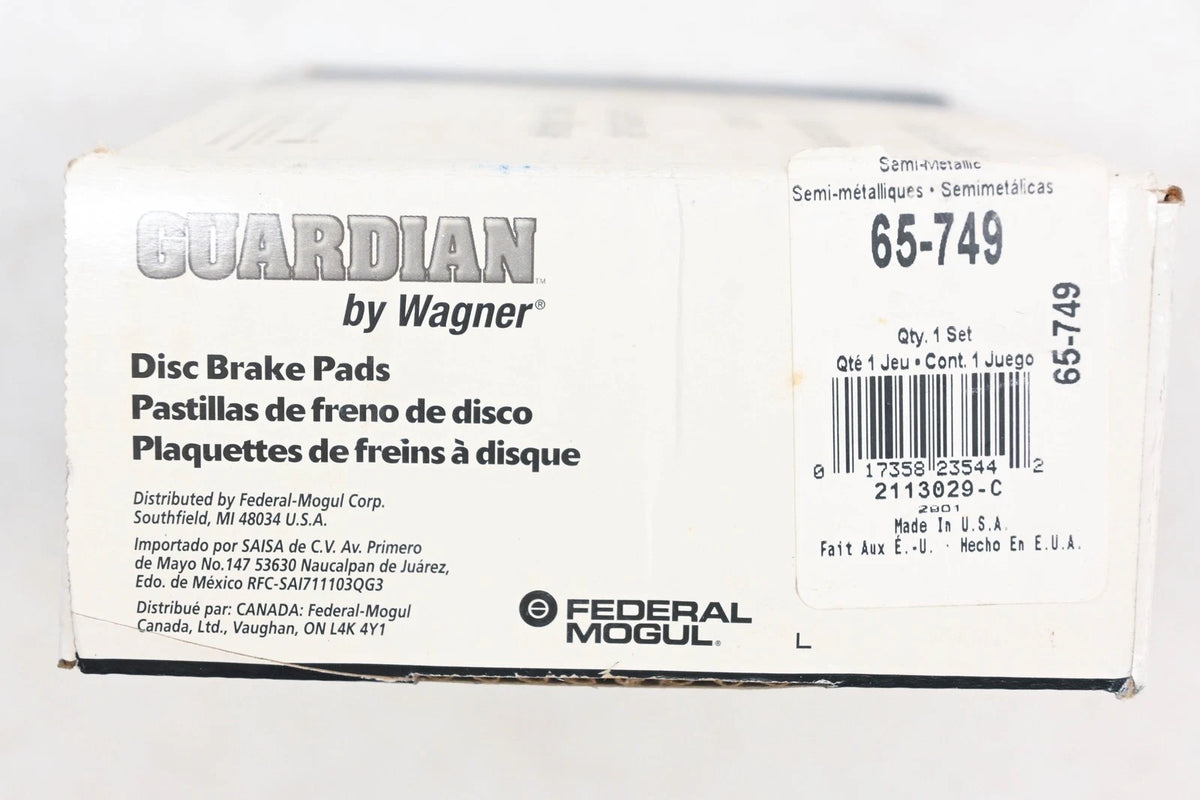 Disc Brake Pad Kit for Wagner (65-749, SGD749M)
