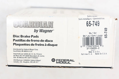 Disc Brake Pad Kit for Wagner (65-749, SGD749M)
