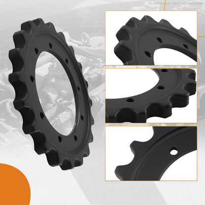 Drive Sprocket for Hitachi EX27U, John Deere 27C (20 Teeth, Steel, 2043505)