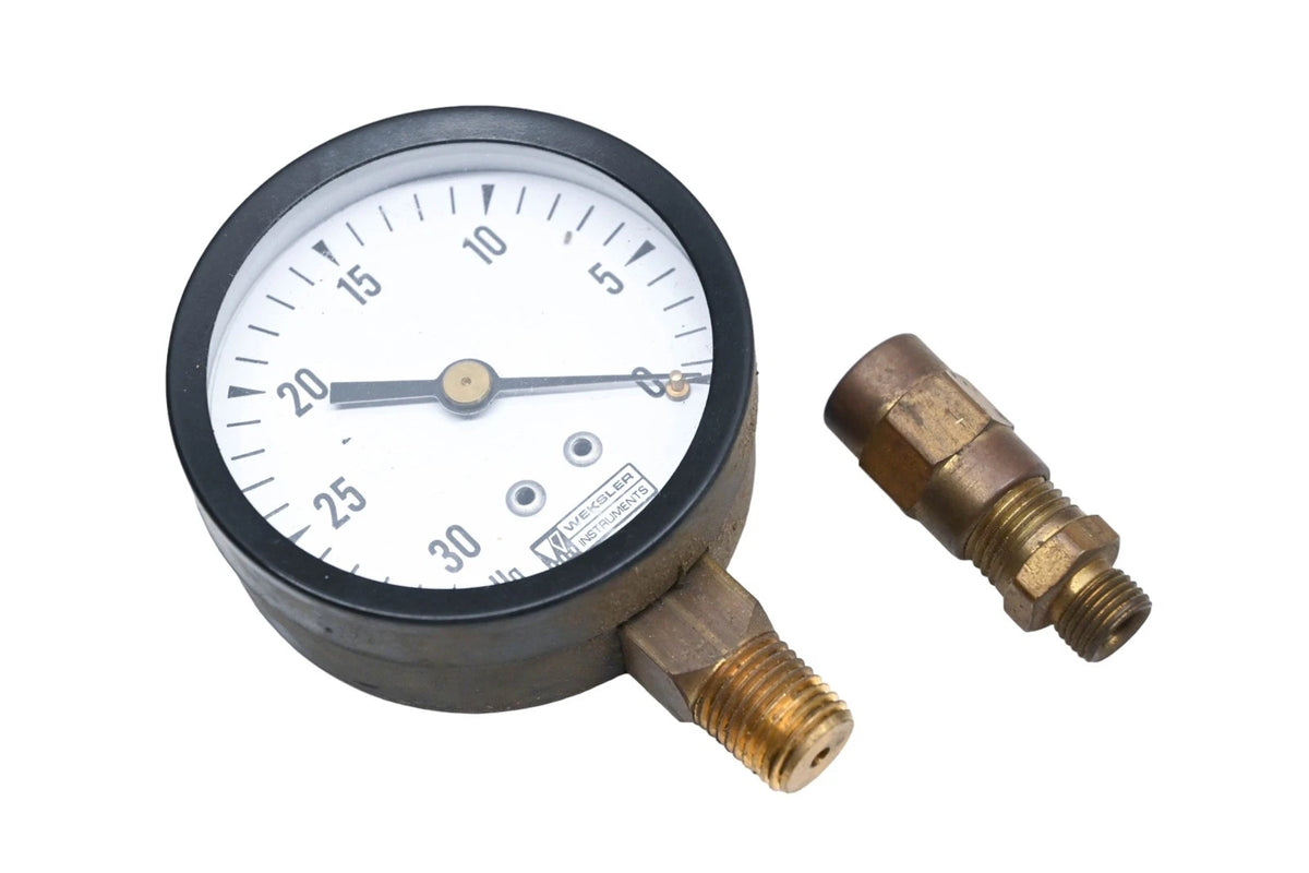 Weksler UA12H Pressure Gauge for (0-60psi, 1/4" NPT)