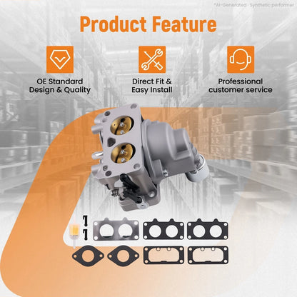 Engine Carb Assembly for Kawasaki FH641V FH661V FH680V FH721V FX751V FX850V (22HP)