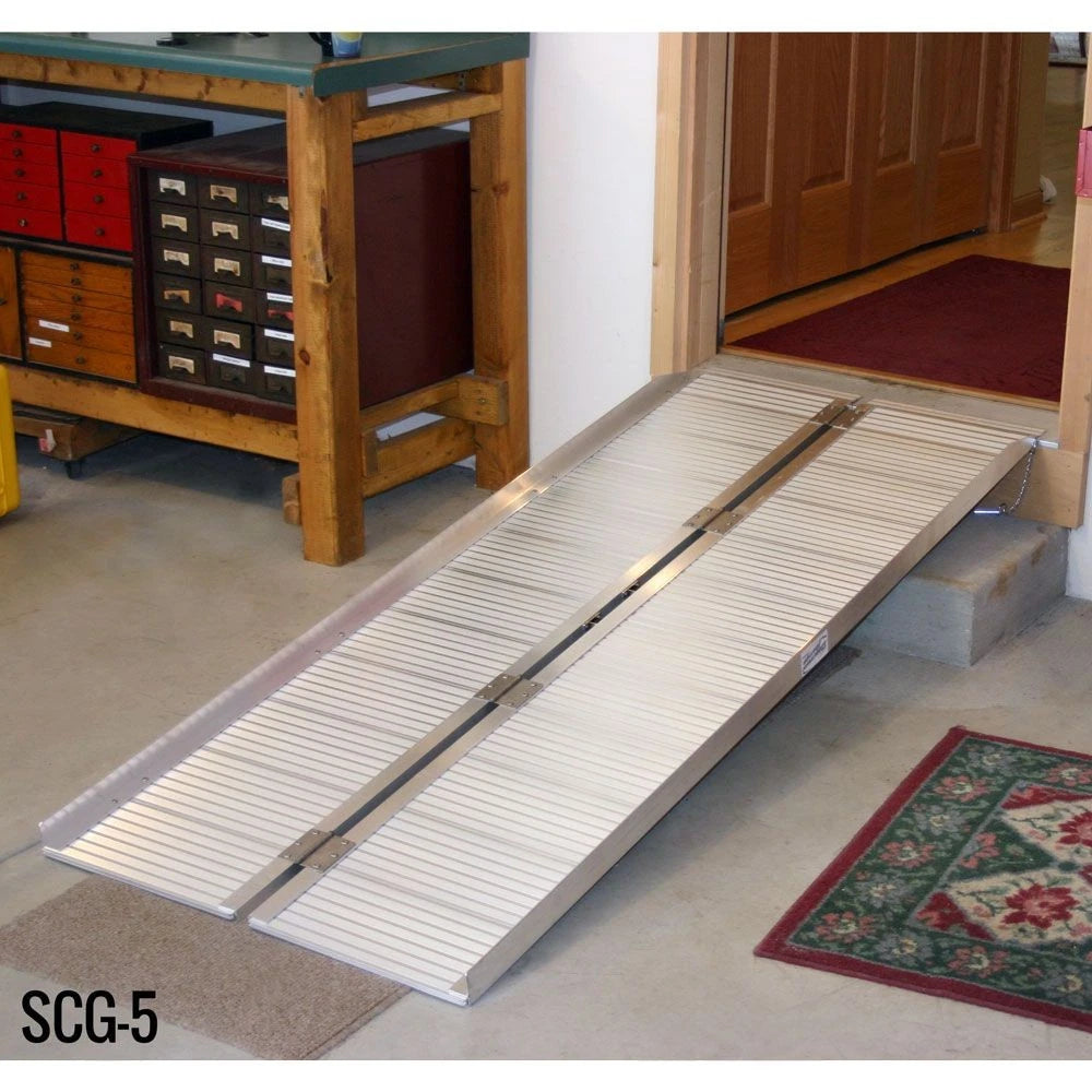 Folding Mobility Ramp for Silver Spring SCG-5 (600lb Capacity, 5' Long)