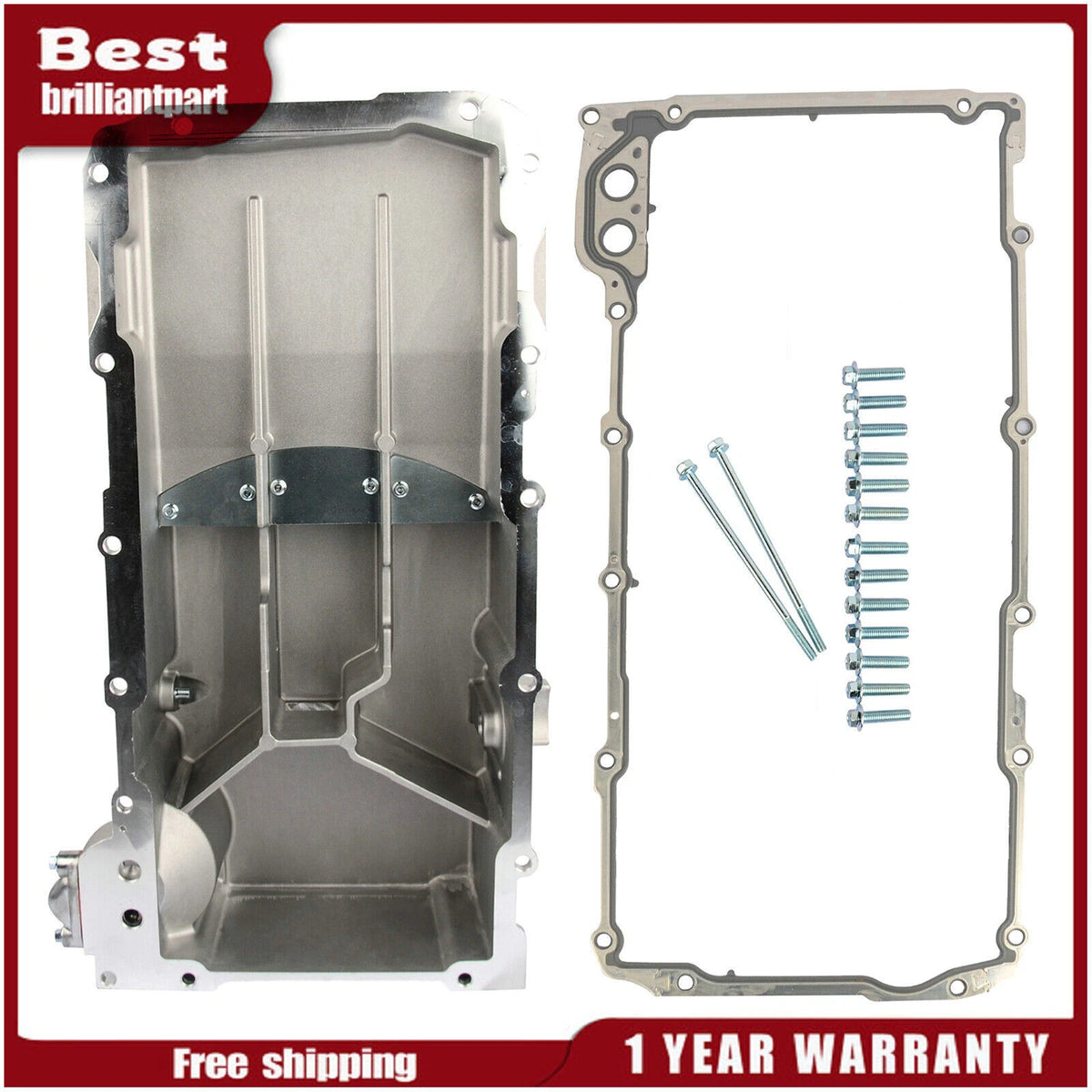 Oil Pan for Chevy Corvette Base Grand Sport (2005–2013) 12624617