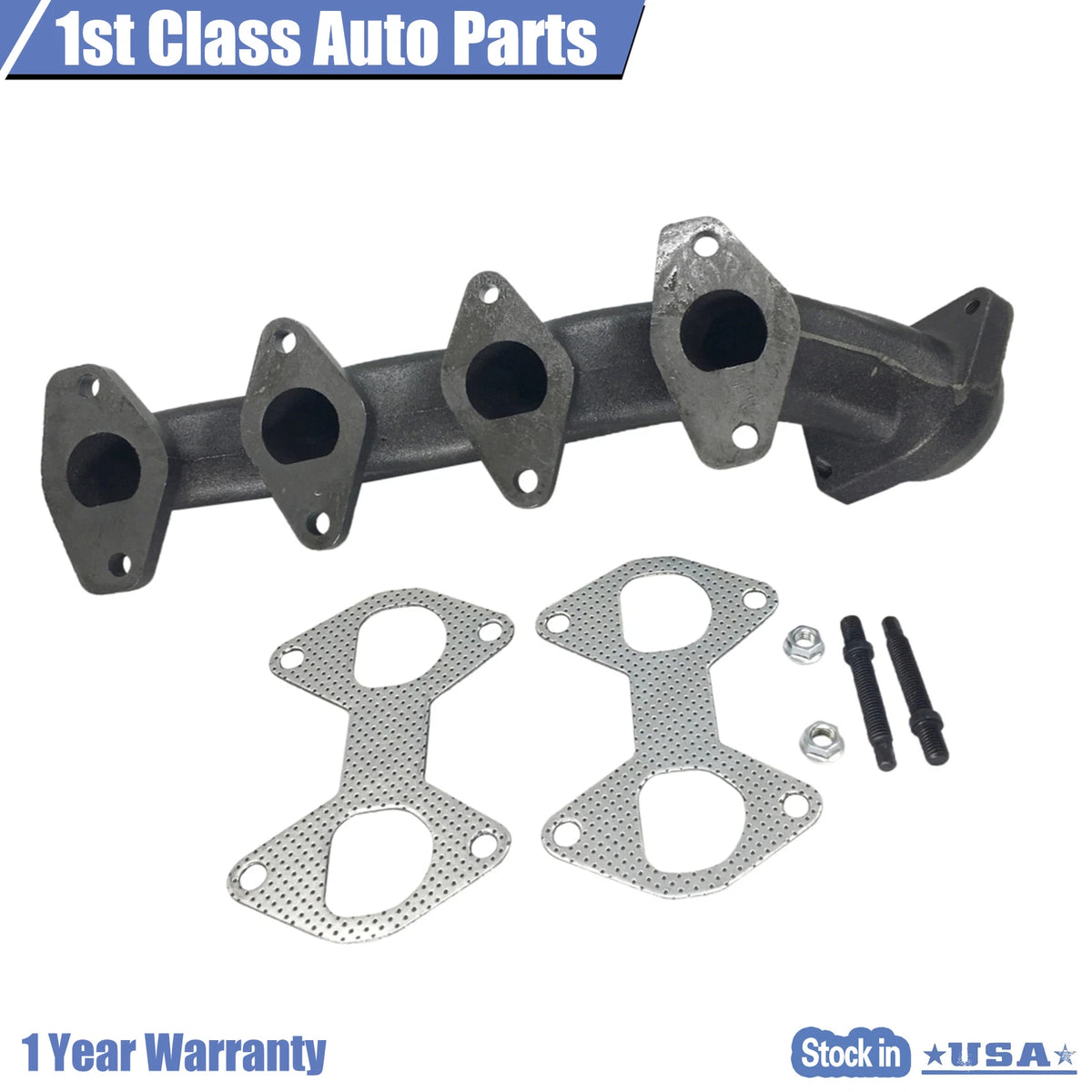 Right Exhaust Manifold & Gasket Kit for Ford F150 2004–2009
