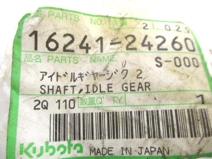 Idle Gear Shaft for Kubota F2400, FZ2100, FZ2400 (16241-24260)