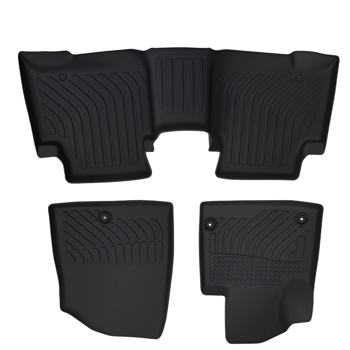 All Weather Floor Mats Liner for Hyundai Santa Fe Sport (2013–2018) TPE Waterproof