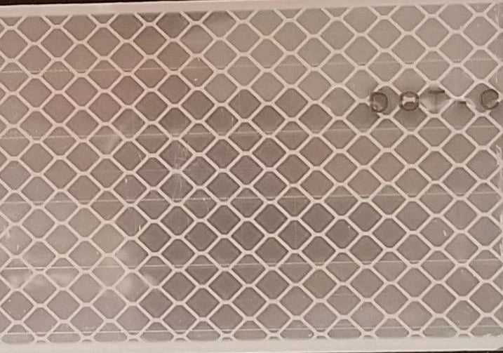 Set of 4 3M 67638 983-10 White 2" x 12" Reflective Tape Strips