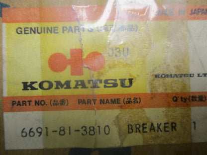 Instrument Panel Circuit Breaker for Komatsu D55S D60A D60P D65A D75S (6691-81-3810)