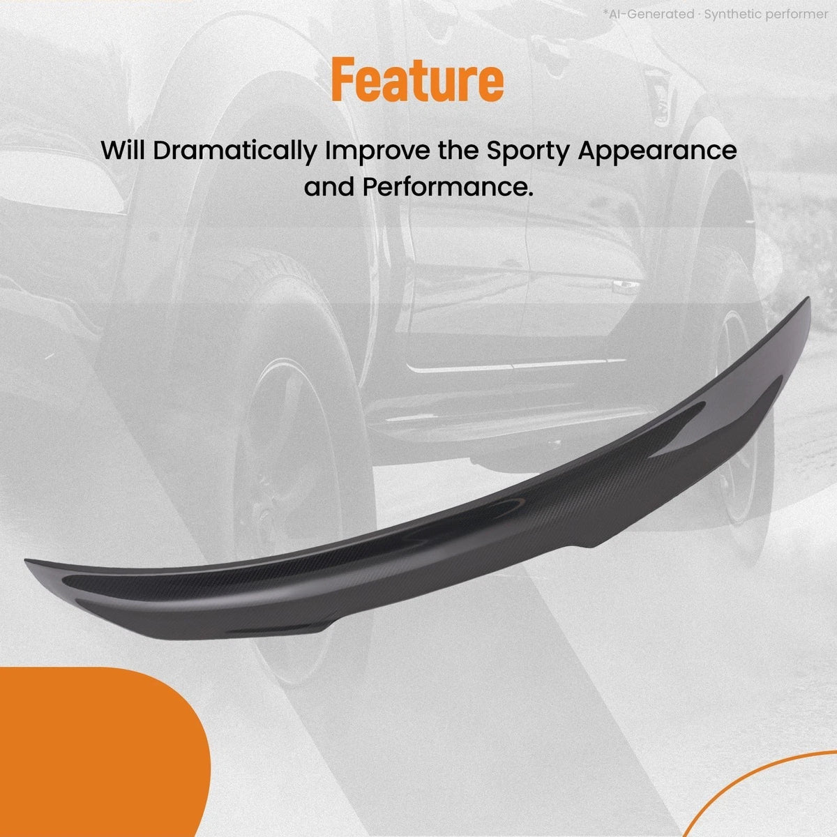 Rear Trunk Spoiler Wing for Audi A5 S5 Sportback (2018–2024) Carbon Fiber