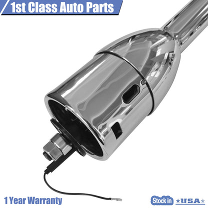 32" Polished Tilt Steering Column for Universal Fit (No Key)