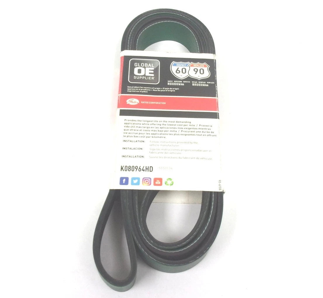 Gates Serpentine Heavy Duty Micro-V Belt K080964HD 8PK2451 for