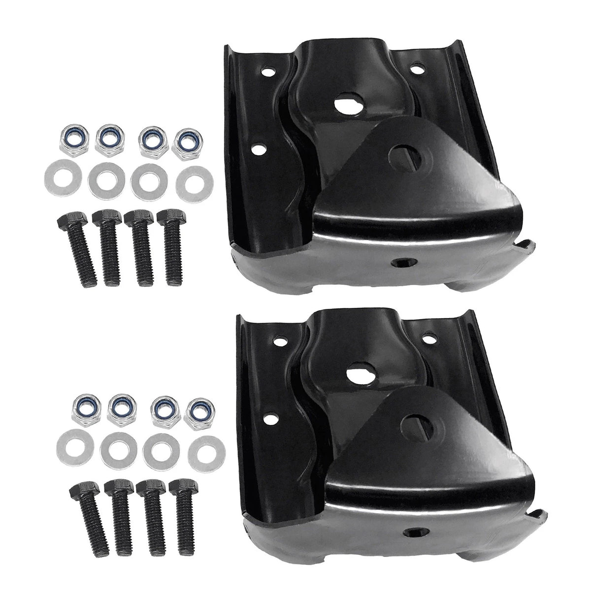2X Rear Leaf Spring Hanger Shackle Bracket for Chevy Silverado (1999–2015) 722-030