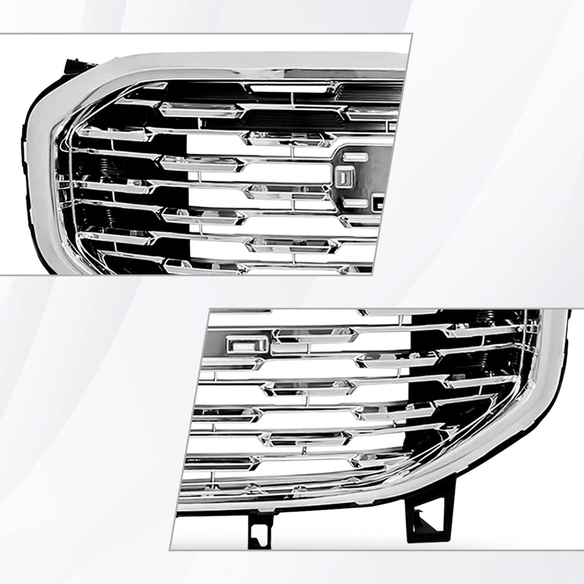 Denali Style Chrome Front Upper Grille for GMC Terrain (2018–2021)