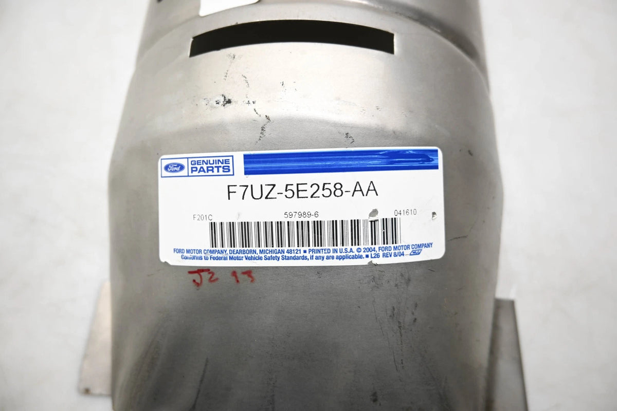 OEM Rear Converter Heatshield for Ford (F7UZ-5E258-AA)