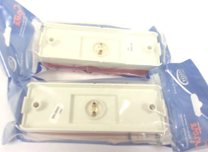 Set of 2 Grote Sealed Turtleback II Red Clearance/Marker Lamp 12V DC