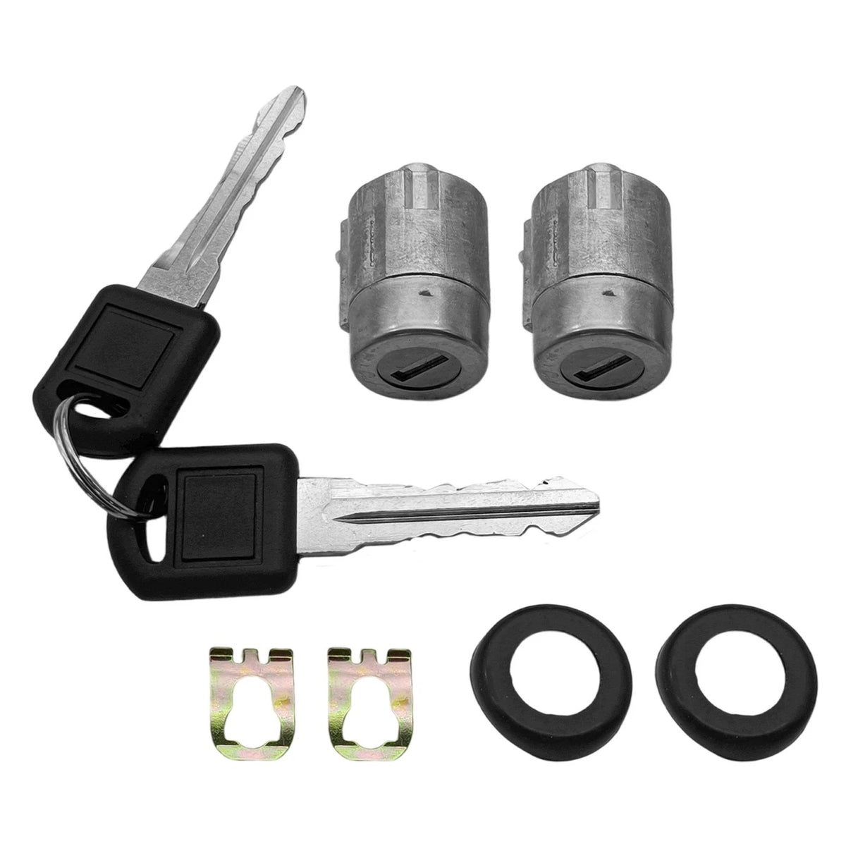 Door Lock Cylinder Kit with Keys for Chevy GMC 1500 2500 3500 (HPDL179)
