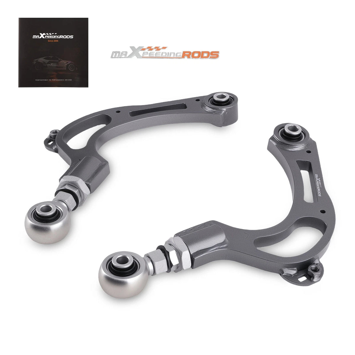 Set of 2 Rear Adjustable Camber Control Arms for Honda Civic Type-R (2017–2023)